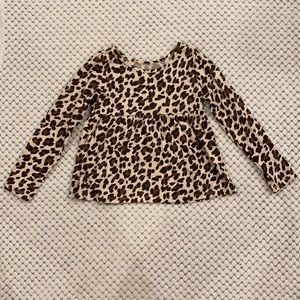 Girl’s Leopard Dot Tunic Top 2 Pack